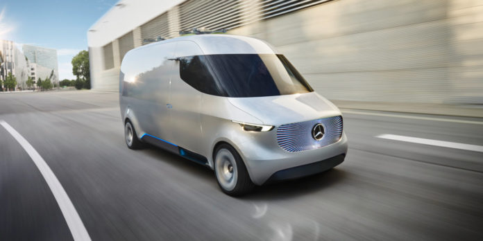 Mercedes-Benz Vision Van tanulmány: Digitális fuvarláncolat