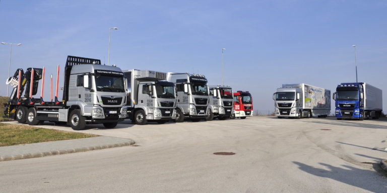 MAN nemzetközi road show Etyeken, 2016: Új oroszláncsalád