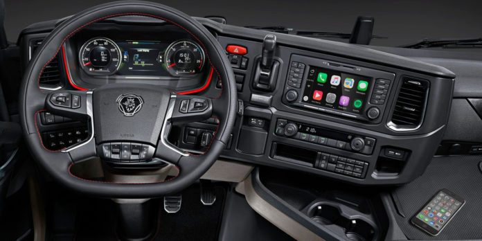 Scania, Apple CarPlay technikával: Nyárra beérik a Scania-alma