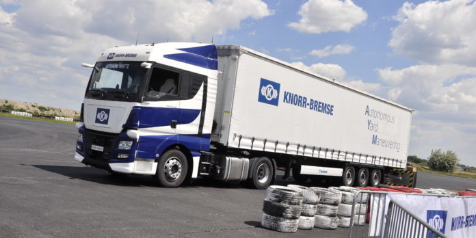 Knorr-Bremse telephelyi önvezető rendszer: Magától megy a helyére