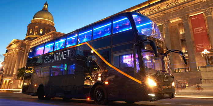 MAN étterembusz Szingapúrban: Nincs több éhes turista