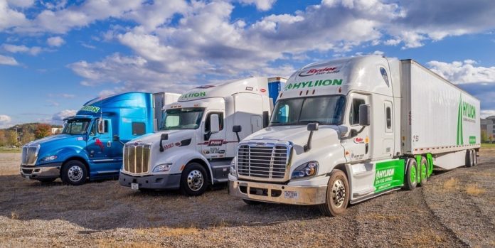 Hyliion hibrid rendszer: Hibridcsőrösök