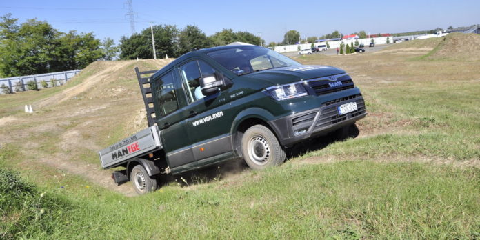 MAN TGE 4x4 magyarországi bemutató: Terepen a TGE