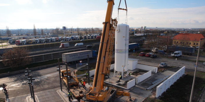 LNG-kút nyílik Szigetszentmiklóson: Alternatív töltőállomás