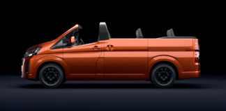 Toyota Hiace Pieace Convertible: Ezt jól kisütötték!