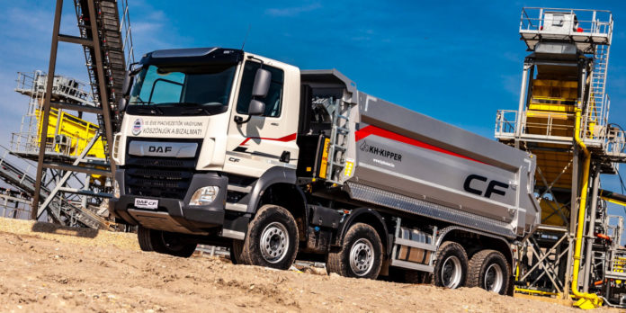 DAF CF 480 8x4 demójármű: Felkészült a kihívásokra