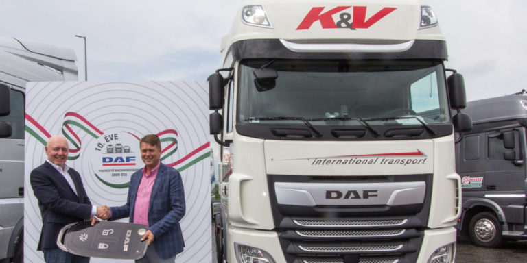 DAF XF K&V átadás: Három évtized, egy márka