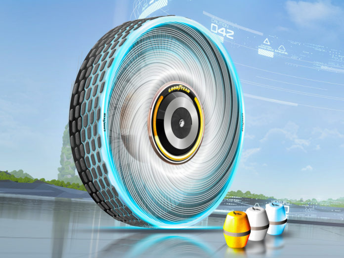 Goodyear reCharge tanulmányabroncs: Kerékcsere másodpercek alatt