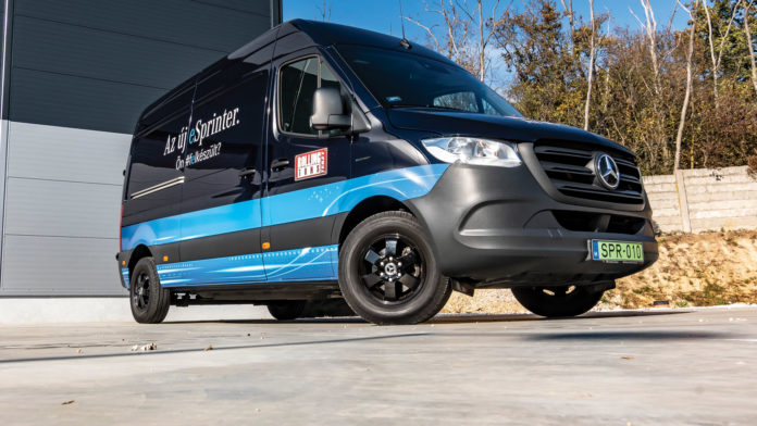 Mercedes Benz eSprinter 47 kWh L2H2: Komótos sprinter