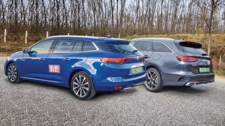 Kia Ceed kombi 1.6 GDi Plug-in hybrid és Renault Mégane Grandtour E-Tech Plug-in Hybrid 160: Zöldebben, ésszel