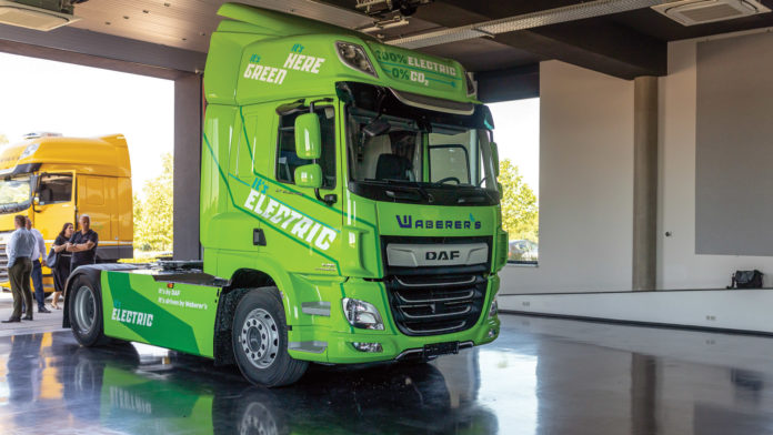 Megérkezett az első DAF CF Electric!