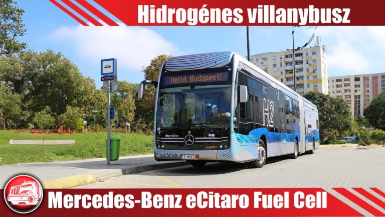 Mercedes-Benz eCitaro Fuel Cell tesztbusz: Ingyen próbálhatod ki ezt az üzemanyagcellás autóbuszt Budapesten