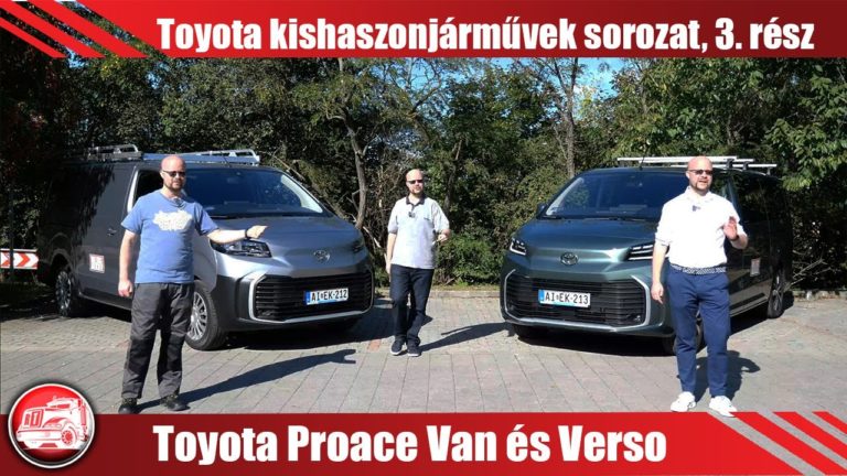 Toyota Proace Van és Verso teszt: Így kell klónozni