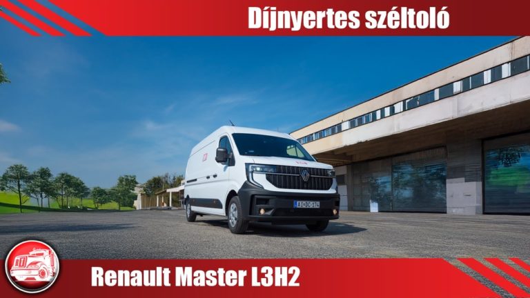 Renault Master L3H2: Feketeöves mester