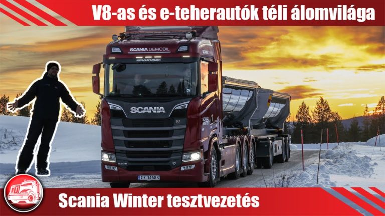 Scania Winter menetpróba: Náluk még futja hóra is