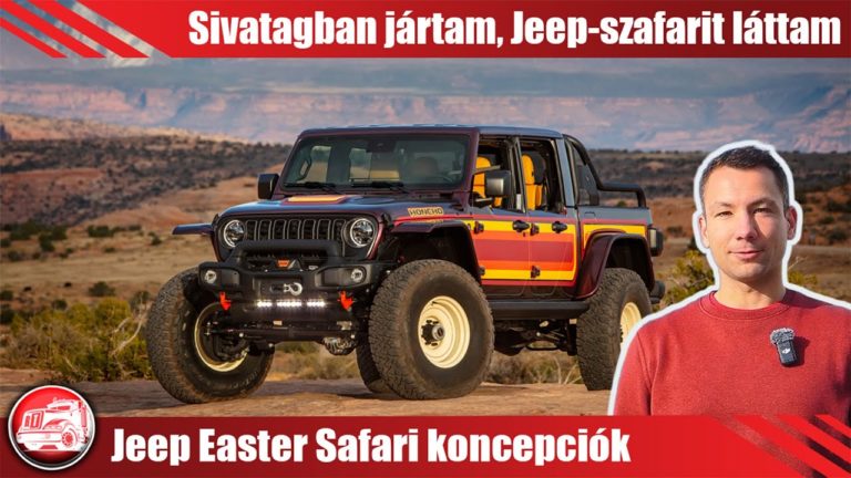 Jeep Easter Safari: Észbontó tanulmány-terepjárók
