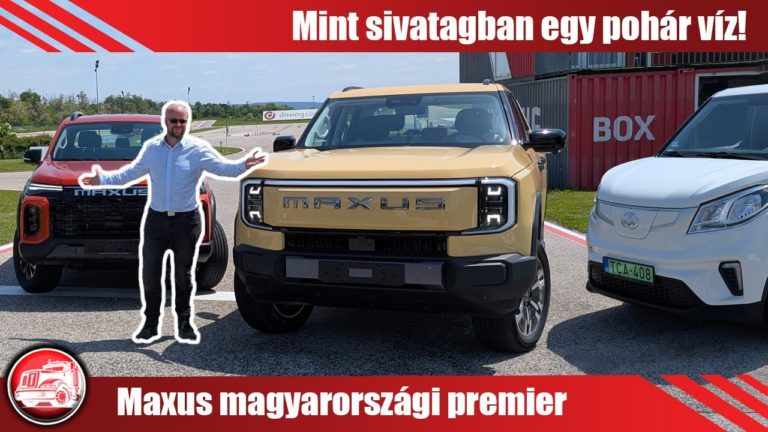 Megérkezett hazánkba a Maxus: Pickupot a népnek