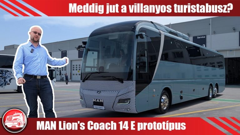 MAN Lion's Coach 14 E prototípus menetpróba: Hatvanszoros hatótávszorongás?