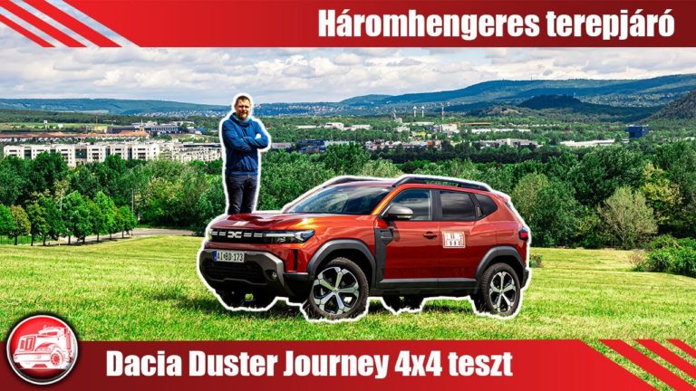 Dacia Duster Journey 4x4: Dízel nincs, hengerből is csak három maradt, de vajon mást is elvesztett?
