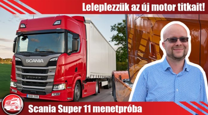 Kipróbáltuk a Scania vadonatúj motorját!