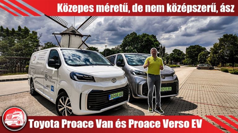 Toyota Proace Van és Proace Verso EV teszt: Közepes méretű, de nem középszerű, ász