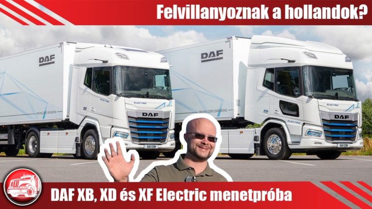 DAF XB, XD és XF Electric menetpróba: Van ennek így értelme?