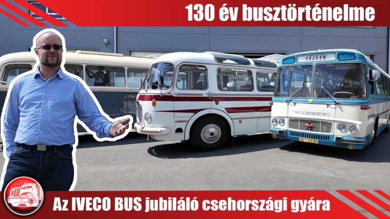 130 éves az IVECO Bus cseh gyára: Itt aztán tudnak egyet s mást a buszokról
