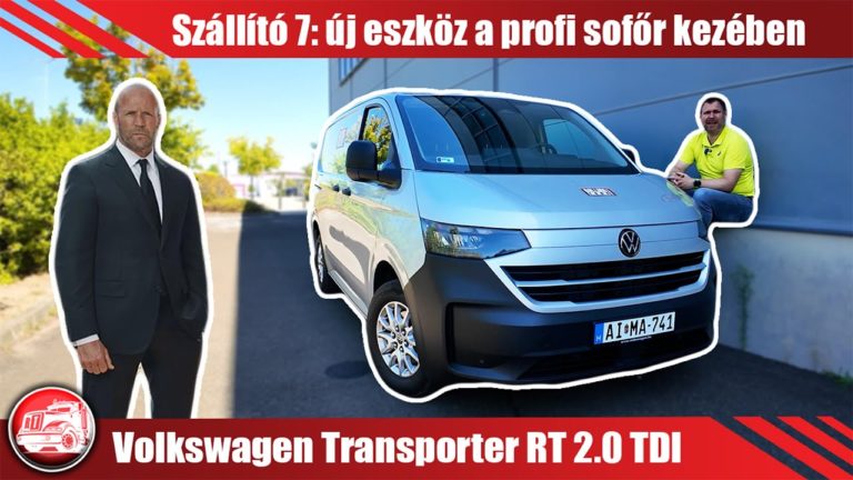 Volkswagen Transporter RT 2.0 TDI: Szállító 7, avagy új eszköz a legprofibb sofőr kezében