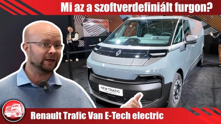 Renault Trafic Van E-Tech electric: Furgon, ami egy guruló számítógép
