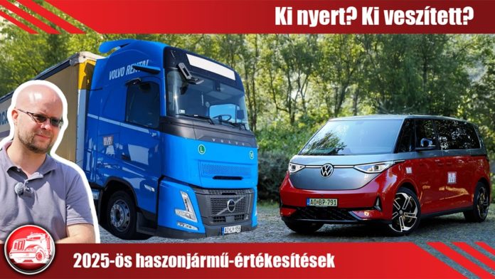 2025-ös forgalomba helyezési adatok: Mi történt a haszonjárműpiacon tavaly?