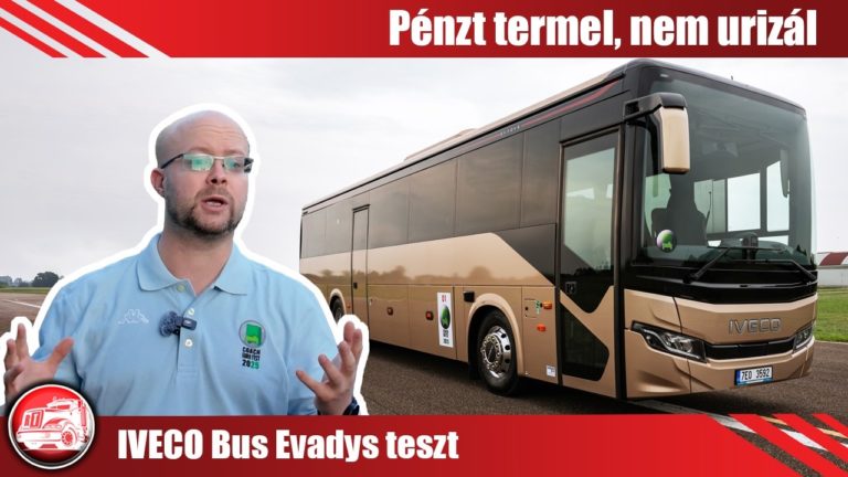 IVECO Bus Evadys teszt: Pénzt termel, nem urizál