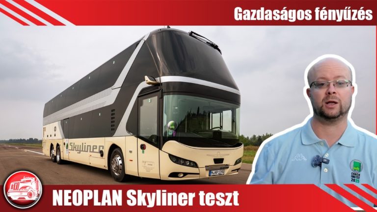 NEOPLAN Skyliner teszt: Gazdaságos fényűzés
