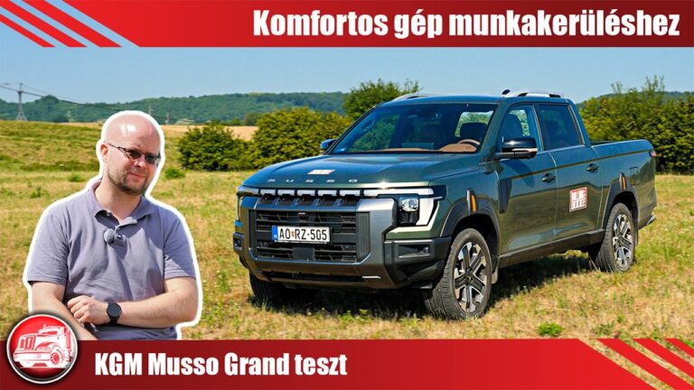 KGM Musso Grand teszt: Komfortos gép munkakerüléshez