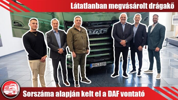 DAF Emerald vontató átadása: Szerencsehozó drágakő